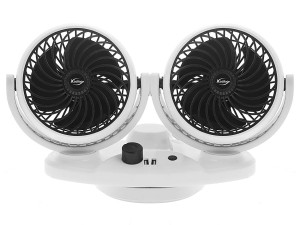 پنکه 12 ولت چرخشی خودرو دارای خروجی USB