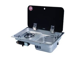 سینک و گاز تک شعله مخصوص کمپر Aj903