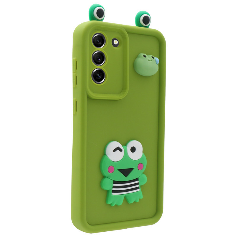 کاور فانتزی مدل GreenFrog مناسب برای گوشی موبایل سامسونگ Galaxy S21 FE