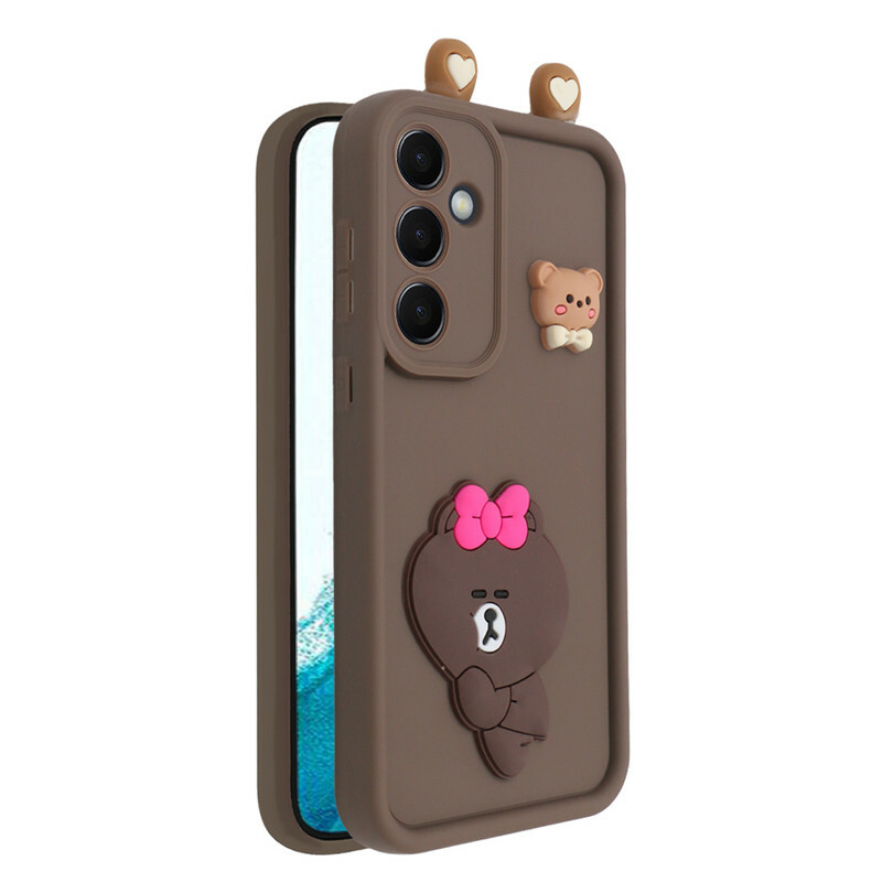 کاور فانتزی مدل KittyBear مناسب برای گوشی موبایل سامسونگ Galaxy A55