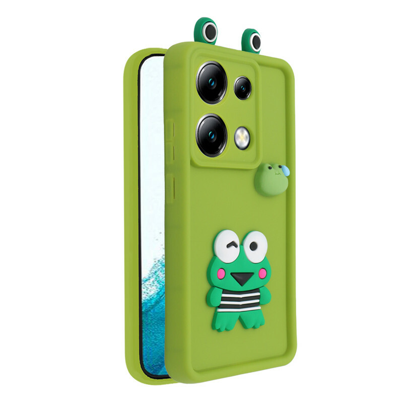 کاور فانتزی مدل GreenFrog مناسب برای گوشی موبایل شیائومی Poco X6 / Redmi Note 13 Pro 5G