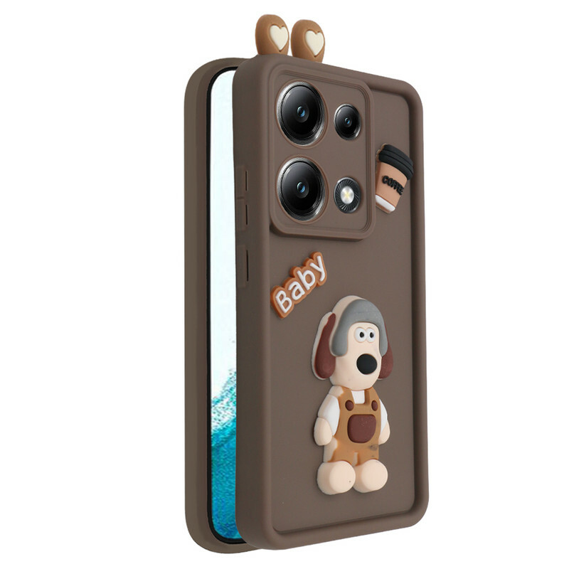 کاور فانتزی مدل KittyDog مناسب برای گوشی موبایل شیائومی Redmi Note 13 Pro 4G / Poco M6 Pro 4G