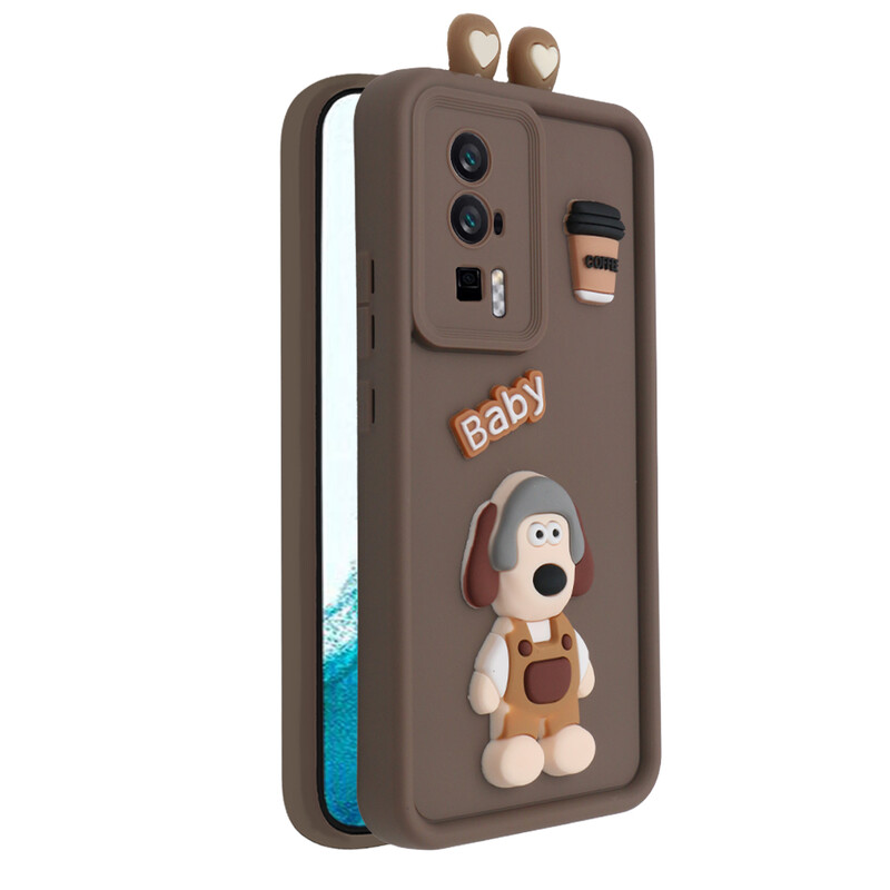 کاور فانتزی مدل KittyDog مناسب برای گوشی موبایل شیائومی Poco F5 Pro