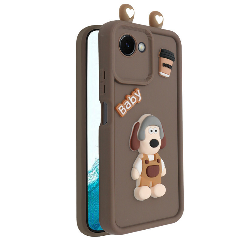 کاور فانتزی مدل KittyDog مناسب برای گوشی موبایل ریلمی C30S