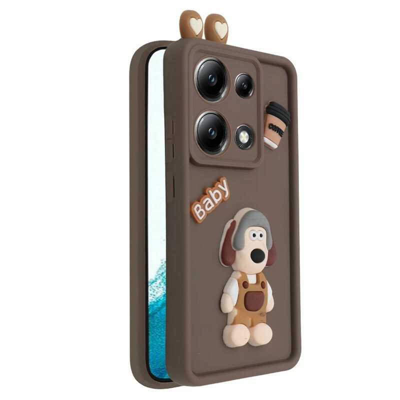 کاور فانتزی مدل KittyDog مناسب برای گوشی موبایل شیائومی Redmi Note 13 4G