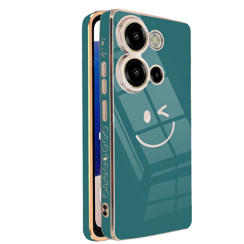 کاور مدل Smile مناسب برای گوشی موبایل شیائومی Redmi Note 13 Pro 4G / Poco M6 Pro 4G