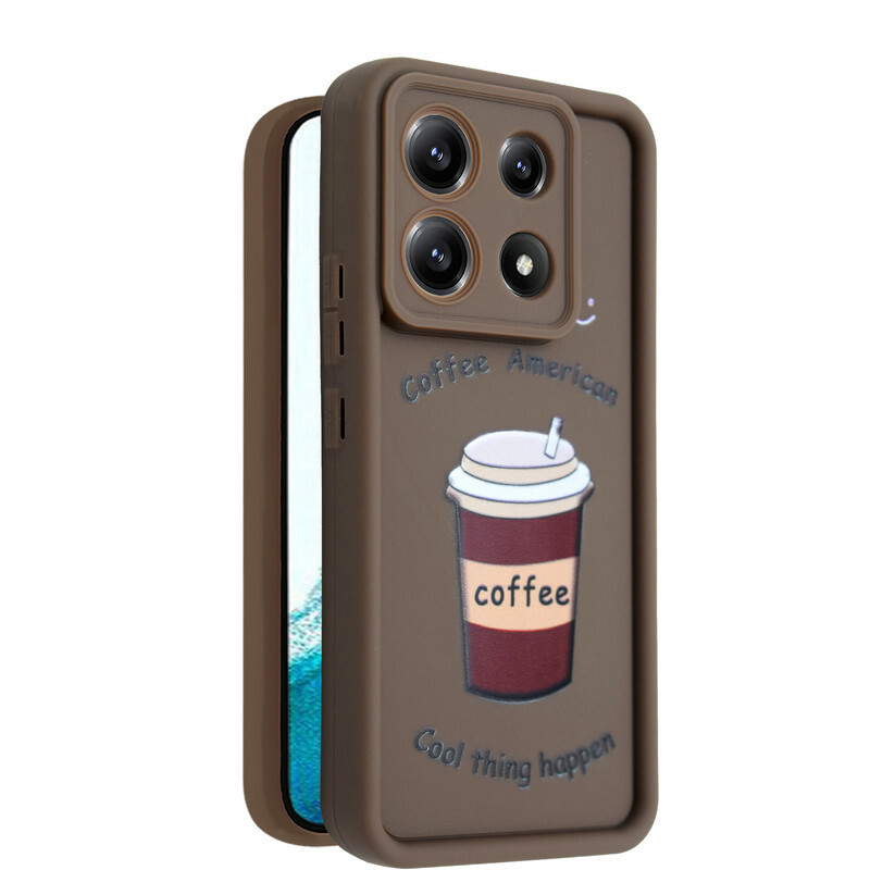 کاور طرح‌دار مدل CafeMood مناسب برای گوشی موبایل شیائومی Poco X6 Pro
