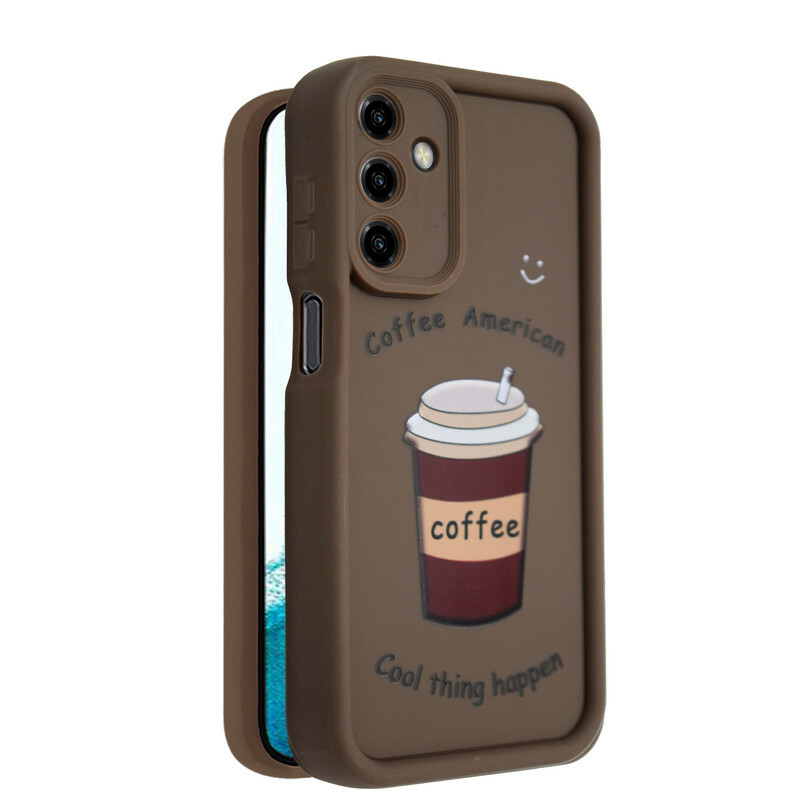 کاور طرح‌دار مدل CafeMood مناسب برای گوشی موبایل سامسونگ Galaxy A15