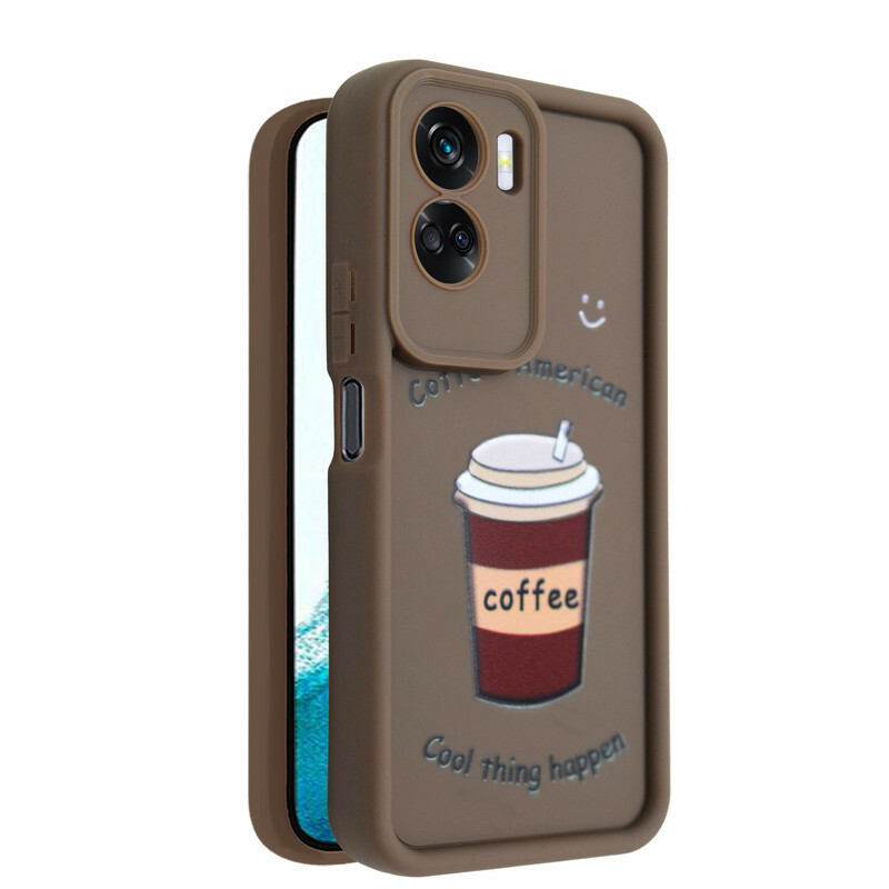 کاور طرح‌دار مدل CafeMood مناسب برای گوشی موبایل آنر 90 Lite