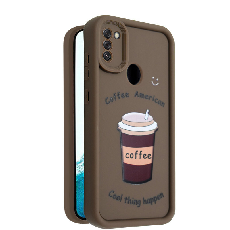 کاور طرح‌دار مدل CafeMood مناسب برای گوشی موبایل سامسونگ Galaxy A11