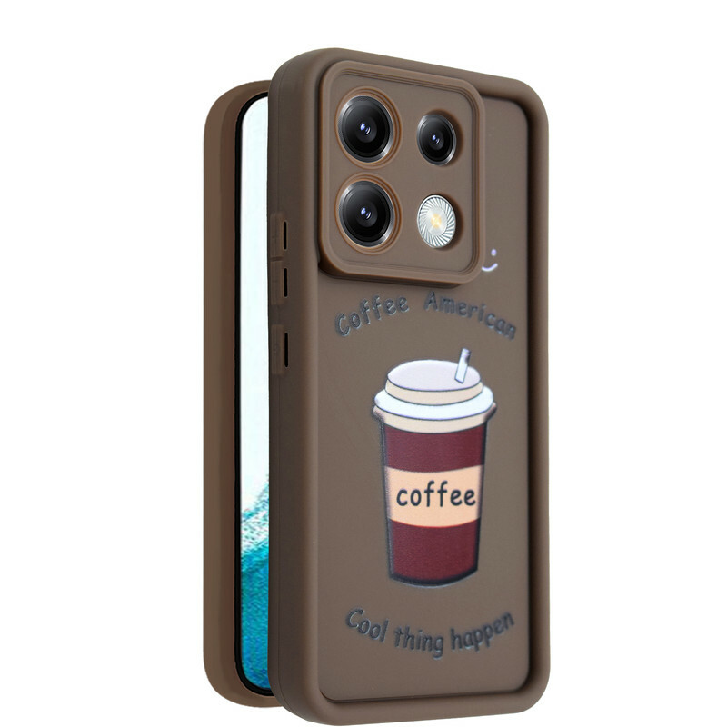 کاور طرح‌دار مدل CafeMood مناسب برای گوشی موبایل شیائومی Redmi Note 13 Pro 5G / Poco X6 5G