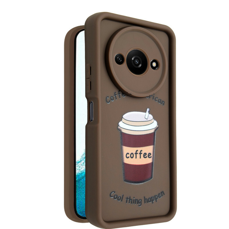 کاور طرح‌دار مدل CafeMood مناسب برای گوشی موبایل شیائومی Redmi A3 / A3X