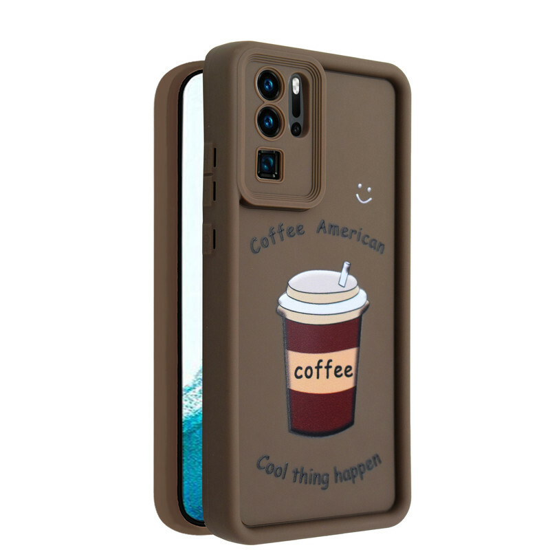 کاور طرح‌دار مدل CafeMood مناسب برای گوشی موبایل هوآوی P30 Pro