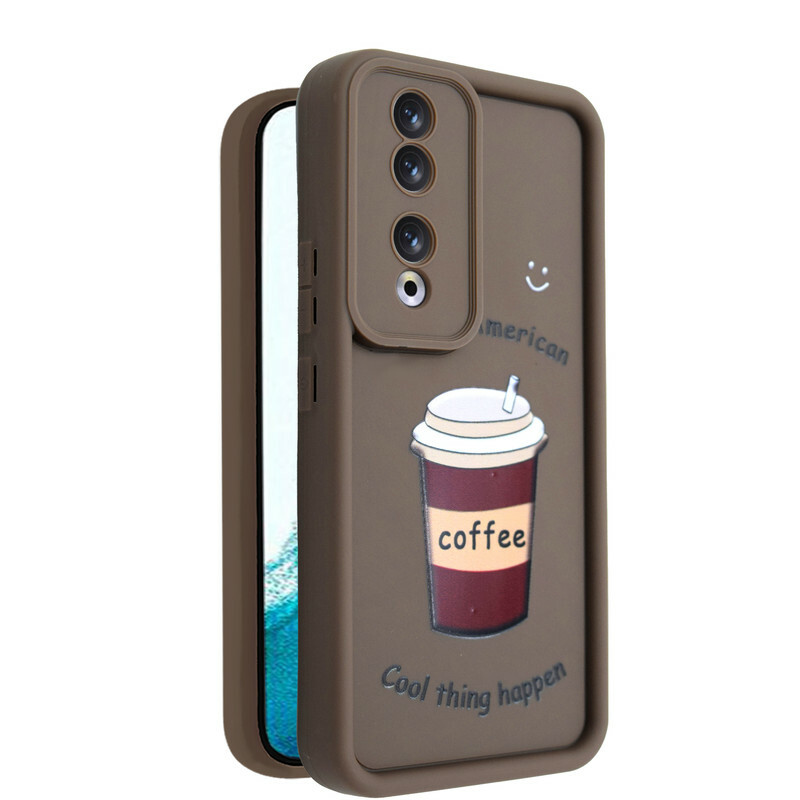 کاور طرح‌دار مدل CafeMood مناسب برای گوشی موبایل آنر Honor 90