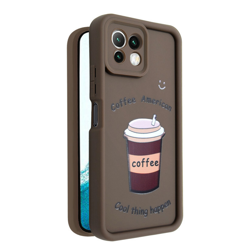 کاور طرح‌دار مدل CafeMood مناسب برای گوشی موبایل شیائومی Mi 11 Lite