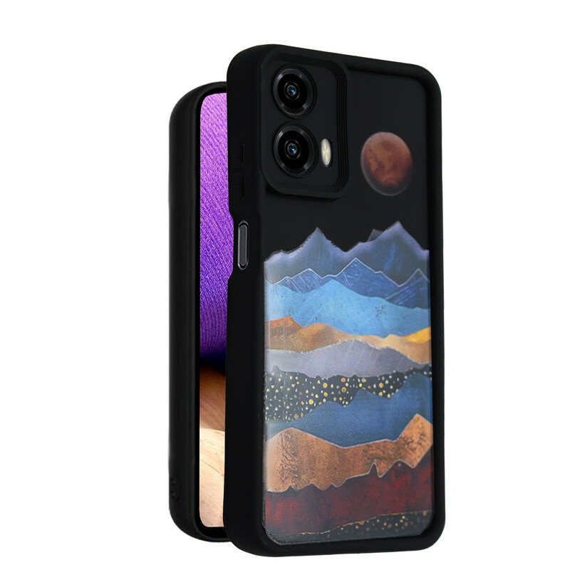 کاور طرح‌دار مدل ColorPeak مناسب برای گوشی موبایل موتورولا Moto G24