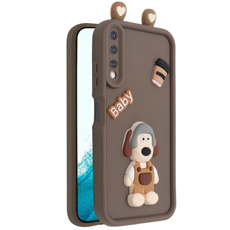 کاور فانتزی مدل KittyDog مناسب برای گوشی موبایل سامسونگ Galaxy A7 2018