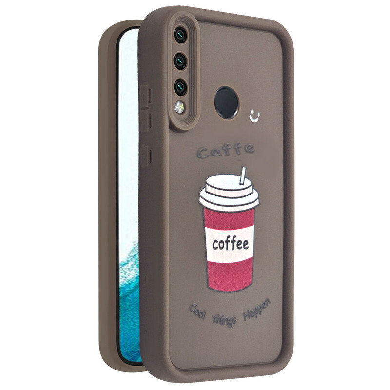کاور طرح‌دار مدل CafeMood مناسب برای گوشی موبایل هوآوی Y7P 2020
