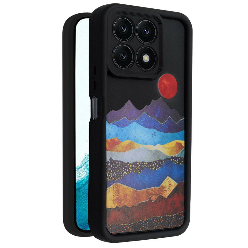 کاور طرح‌دار مدل ColorPeak مناسب برای گوشی موبایل آنر X8A