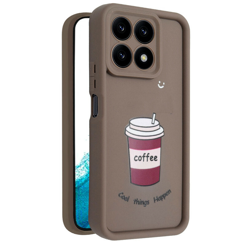 کاور طرح‌دار مدل CafeMood مناسب برای گوشی موبایل آنر X8A