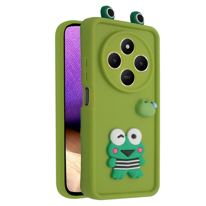 کاور فانتزی مدل GreenFrog مناسب برای گوشی موبایل شیائومی Redmi 14C / Poco C75