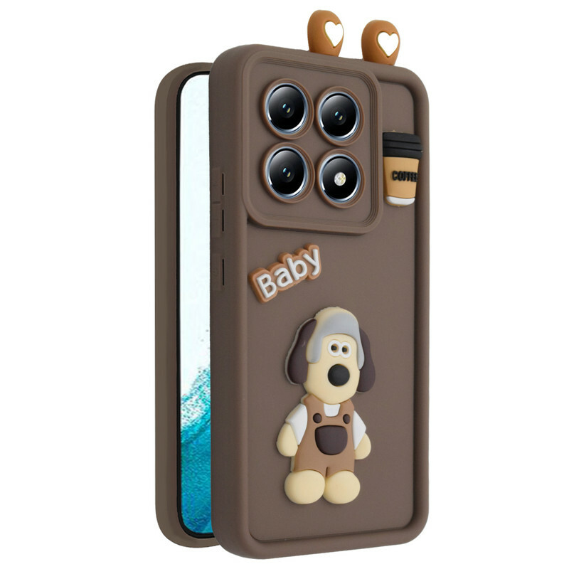 کاور فانتزی مدل KittyDog مناسب برای گوشی موبایل شیائومی 14T