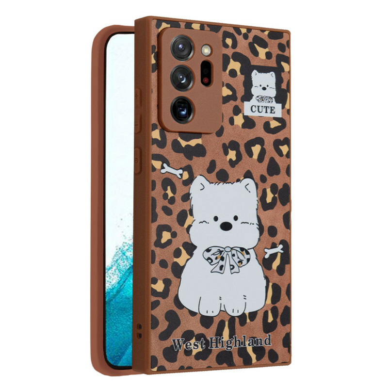 کاور فانتزی مدل Westie طرح پلنگی مناسب برای گوشی موبایل سامسونگ Galaxy Note 20 Ultra