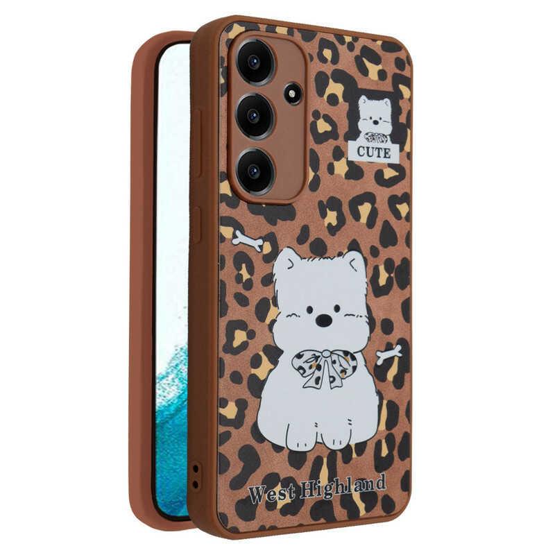 کاور فانتزی مدل Westie طرح پلنگی مناسب برای گوشی موبایل سامسونگ Galaxy A54