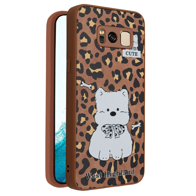 کاور فانتزی مدل Westie طرح پلنگی مناسب برای گوشی موبایل سامسونگ Galaxy S8 Plus