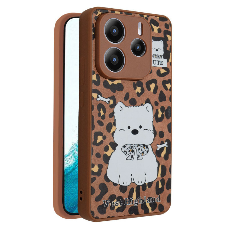 کاور فانتزی مدل Westie طرح پلنگی مناسب برای گوشی موبایل شیائومی Redmi Note 14