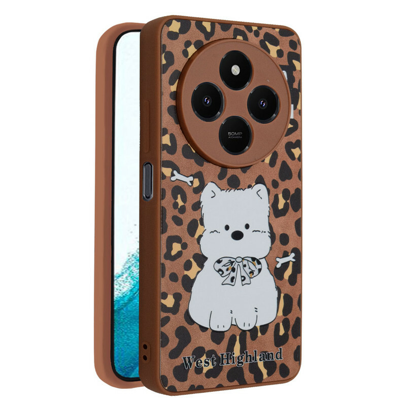 کاور فانتزی مدل Westie طرح پلنگی مناسب برای گوشی موبایل شیائومی Redmi A4 / Redmi A3 Pro / Redmi 14C / Poco C75