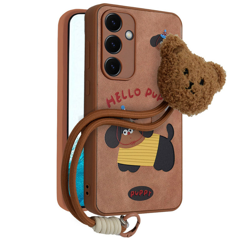 کاور مدل Cuddle Grip مناسب برای گوشی موبایل سامسونگ Galaxy S24 FE به همراه بند آویز