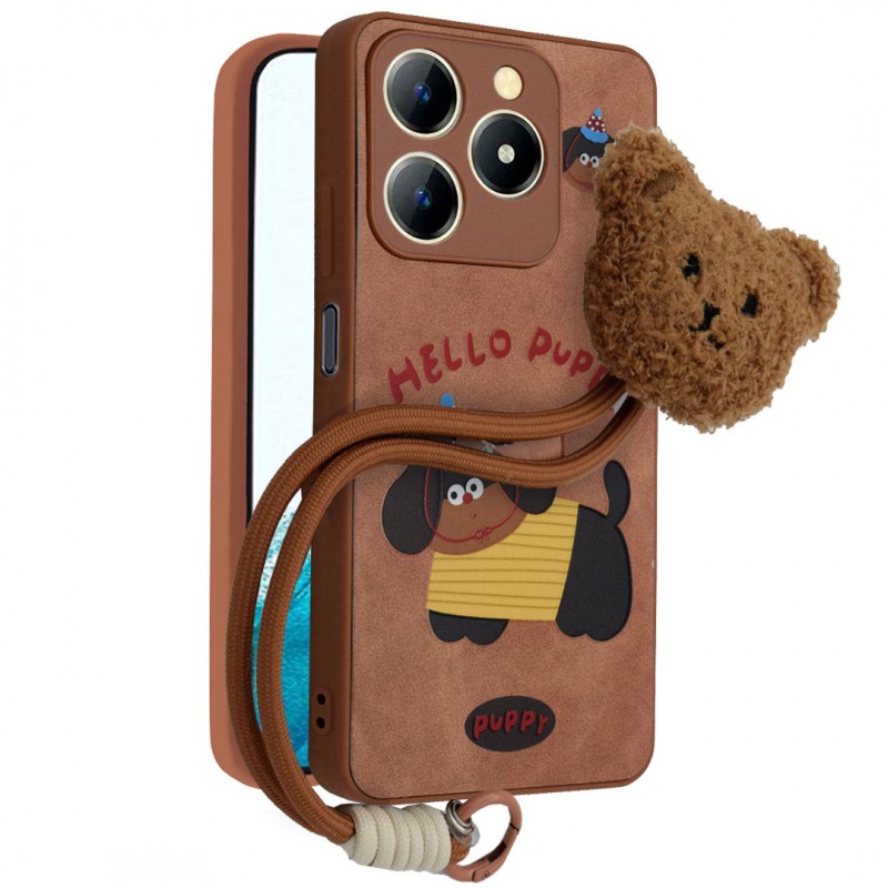 کاور مدل Cuddle Grip مناسب برای گوشی موبایل ریلمی C61 به همراه بند آویز