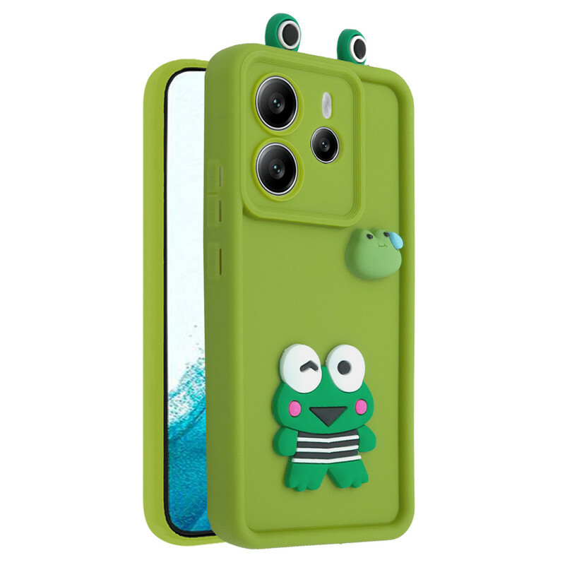 کاور فانتزی مدل GreenFrog مناسب برای گوشی موبایل شیائومی Redmi Note 14 4G