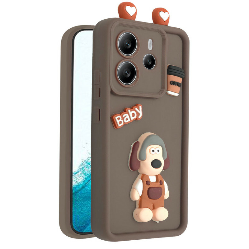 کاور فانتزی مدل KittyDog مناسب برای گوشی موبایل شیائومی Redmi Note 14 4G