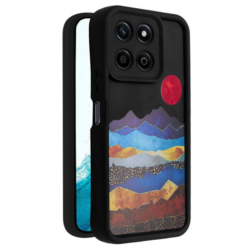 کاور طرح‌دار مدل ColorPeak مناسب برای گوشی موبایل آنر X7C