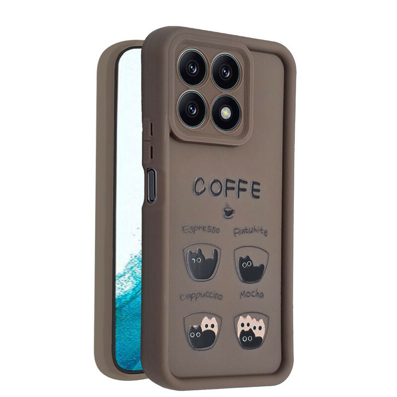 کاور طرح دار مدل MochaMew مناسب برای گوشی موبایل Honor X8A