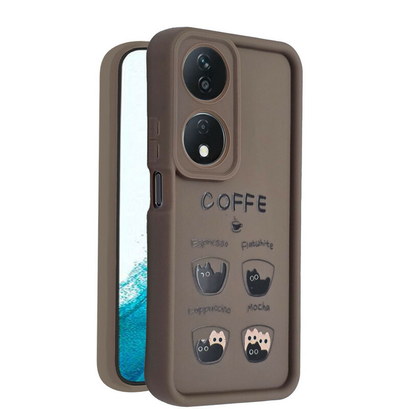 کاور طرح دار مدل MochaMew مناسب برای گوشی موبایل Honor X7B