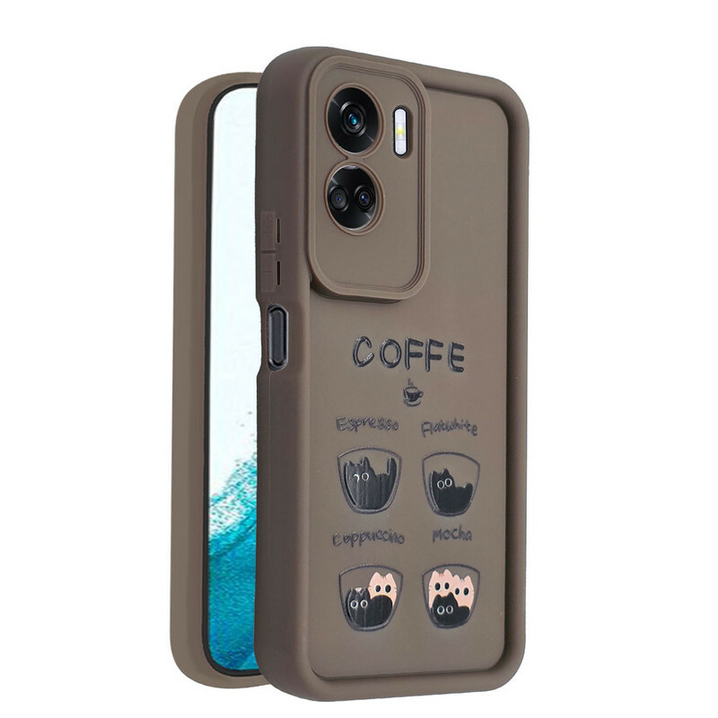 کاور طرح دار مدل MochaMew مناسب برای گوشی موبایل Honor 90 Lite