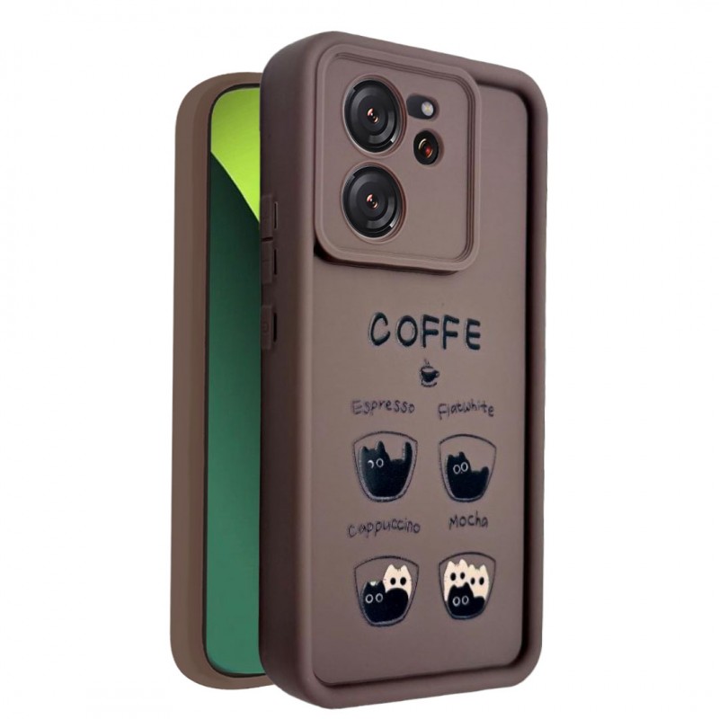 کاور طرح دار مدل MochaMew مناسب برای گوشی موبایل 13T / 13T Pro