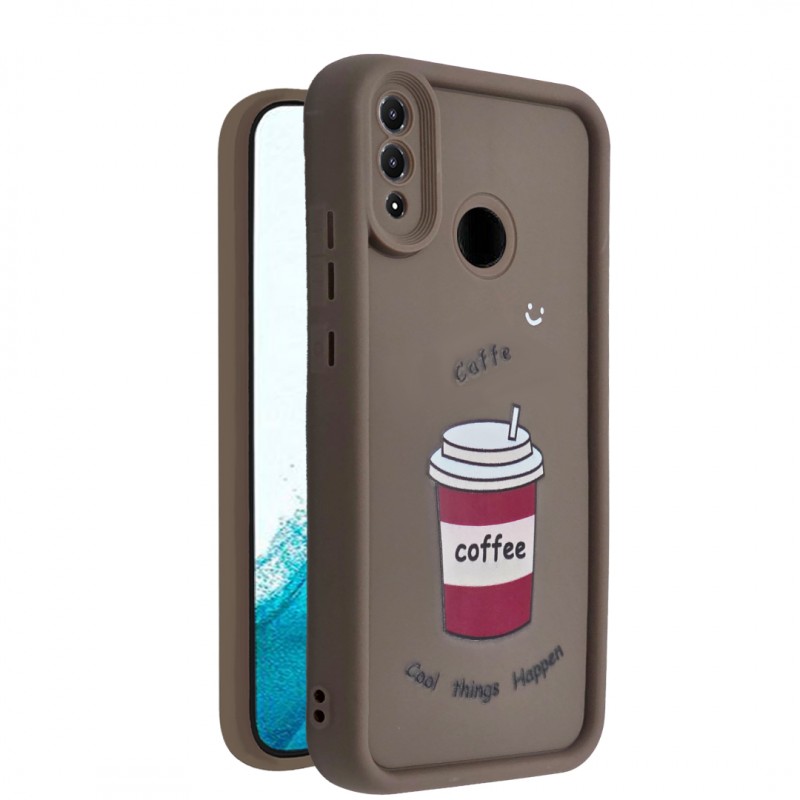 کاور طرح‌دار مدل CafeMood مناسب برای گوشی موبایل هوآوی Y9 2019