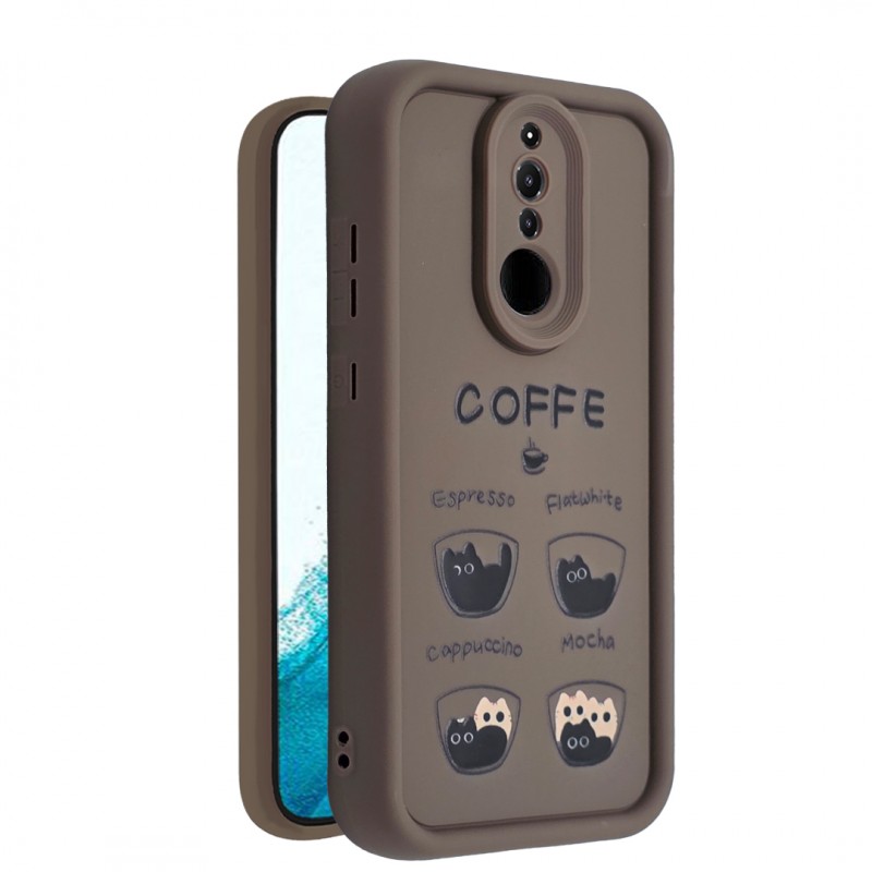 کاور طرح دار مدل MochaMew مناسب برای گوشی موبایل Redmi 8A