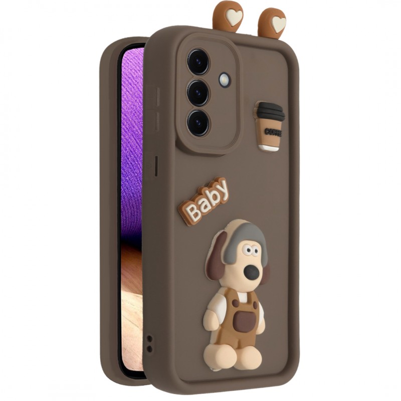 کاور فانتزی مدل KittyDog مناسب برای گوشی موبایل سامسونگ Galaxy A56