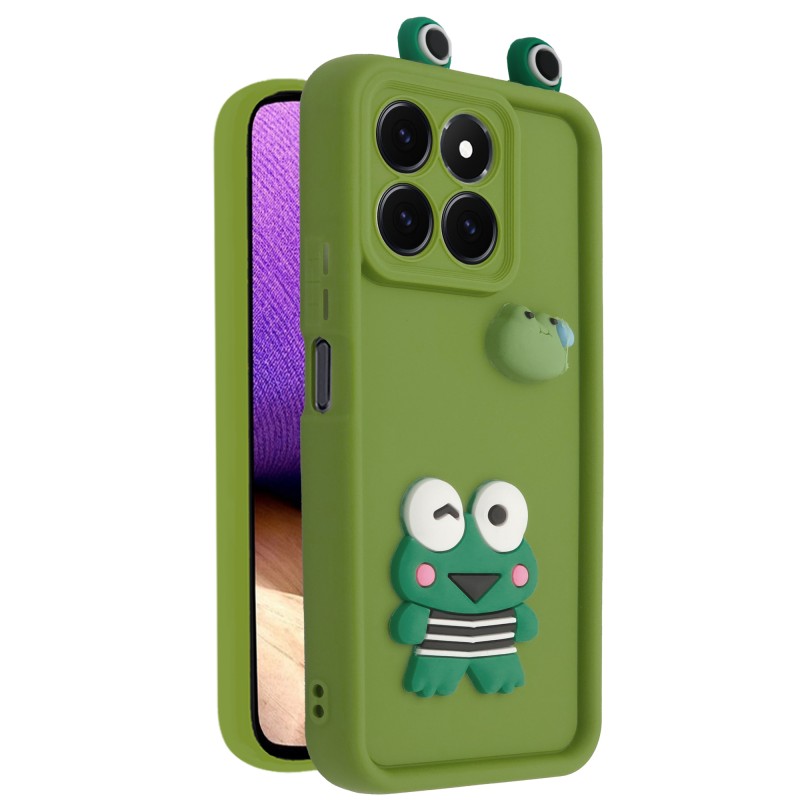 کاور فانتزی مدل GreenFrog مناسب برای گوشی موبایل آنر Honor X8A