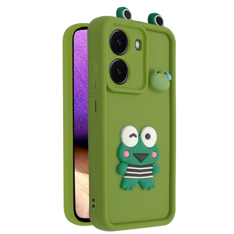 کاور فانتزی مدل GreenFrog مناسب برای گوشی موبایل شیائومی Poco X7 Pro