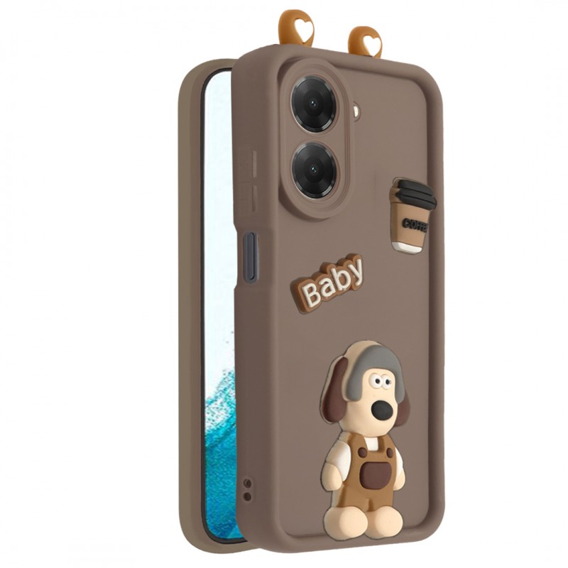 کاور فانتزی مدل KittyDog مناسب برای گوشی موبایل شیائومی Redmi A5 / Poco C71