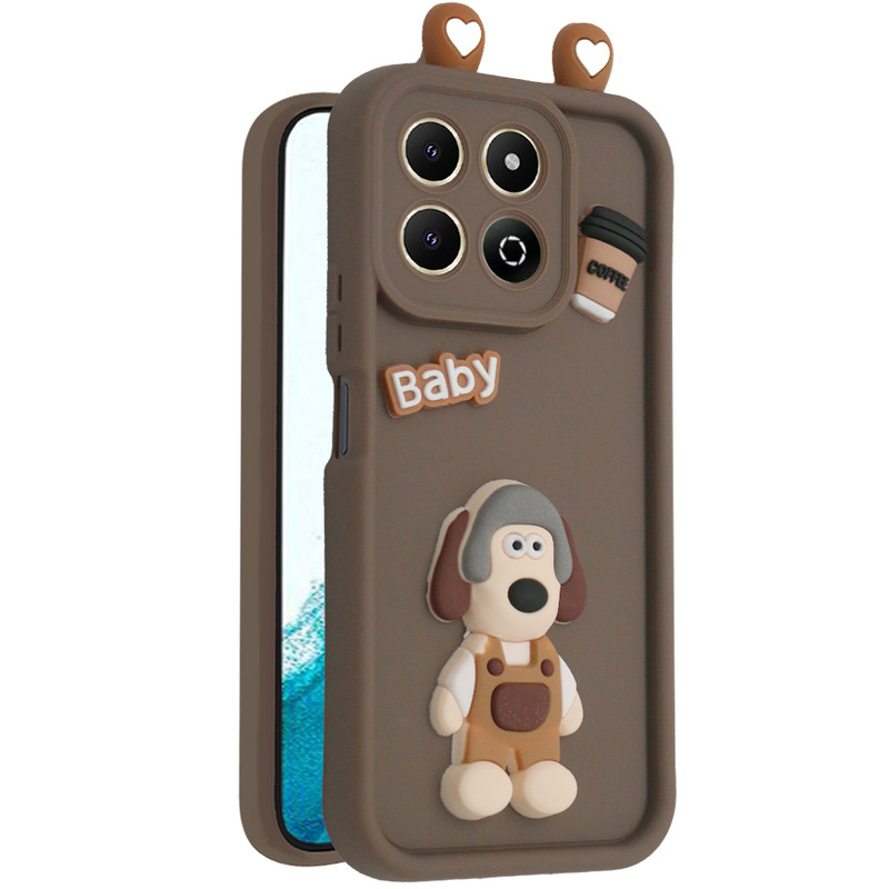 کاور فانتزی مدل KittyDog مناسب برای گوشی موبایل آنر X6C