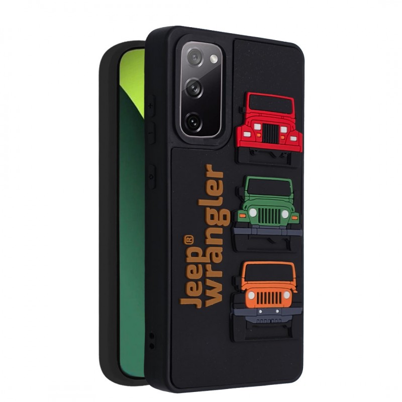 کاور فانتزی Jeep Wrangler سه‌بعدی مناسب برای گوشی موبایل سامسونگ Galaxy S20 FE