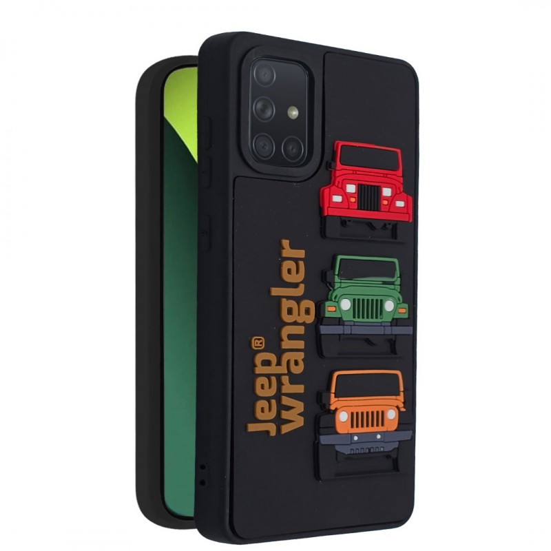 کاور فانتزی Jeep Wrangler سه‌بعدی مناسب برای گوشی موبایل سامسونگ Galaxy A71