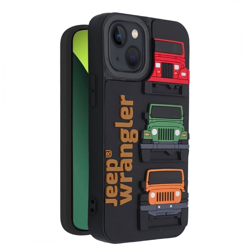 کاور فانتزی Jeep Wrangler سه‌بعدی مناسب برای گوشی موبایل اپل 13 Mini
